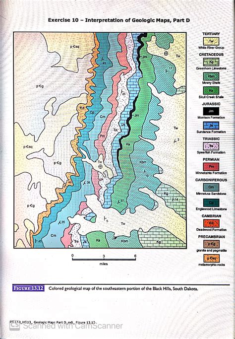 Solved 1 2 3 Exercise 10 Interpretation Of Geologic Maps Part