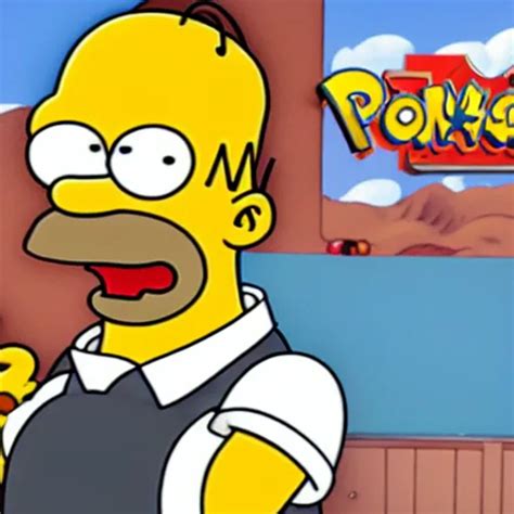 Homer Simpson As Ash From Pokemon Stable Diffusion Openart