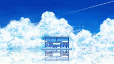 Blue Anime Aesthetic Wallpaper 4k Aesthetic Anime Backgrounds Hd Free