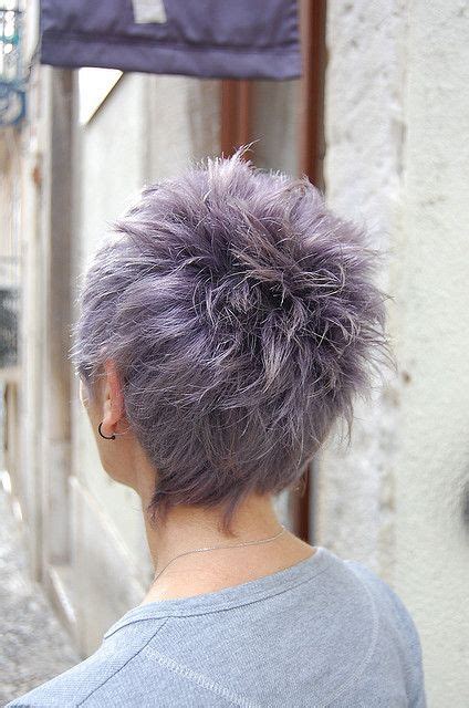 View From The Back Short Lavender Hair Short Purple Hair Natural Hair