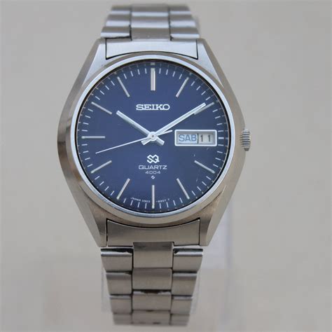 Vintage Seiko Sq 0903 8159 Quartz 4004 Watch Mens Day Date Etsy