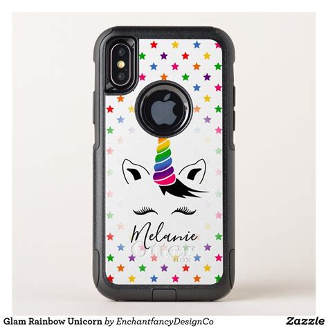 Glam Rainbow Unicorn Otterbox Iphone Case In 2021 Iphone