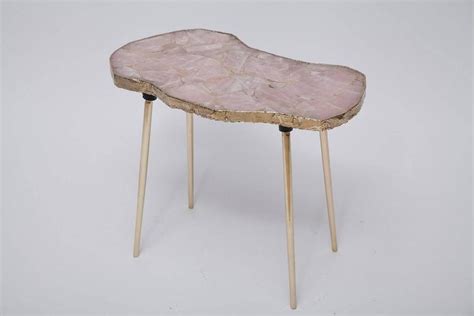 If your birthday falls in any of the following periods, a smoky quartz of the color listed can be a valuable conduit to your guardian angel. Rose Quartz and Brass Side Table at 1stdibs