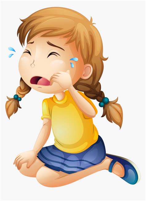 Sad Girl Crying Clip Art