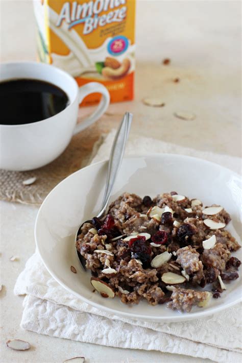 Slow Cooker Chai Spiced Steel Cut Oatmeal Cook Nourish Bliss