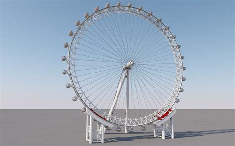 London Eye 3d Model