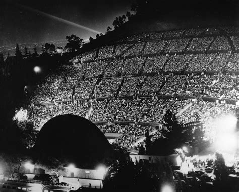 The Audience At The Hollywood Bowl 1940 The Hollywood Bowl