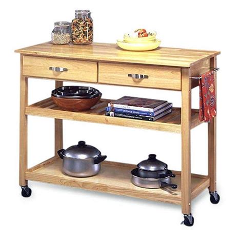Modern rolling storage kitchen cart with drawer. Modern Kitchen Cart Utility Table with Locking Casters ...