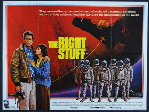 Right Stuff Poster 1983 Original British Quad Movie Poster