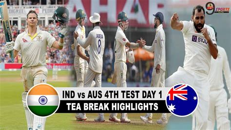 Ind Vs Aus 4th Test Day 1 Second Session Highlights India Vs