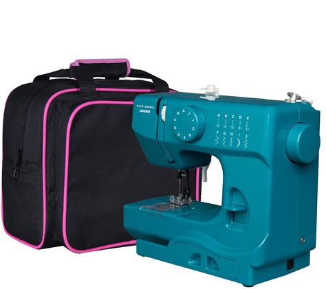 Janome Compact Portable Sewing Machine With Canvas Tote Bag —