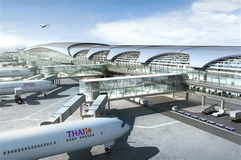 Satellite Airport Terminal 1 Sat 1 Suvarnabhumi Airport Fusion