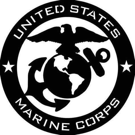 Symbol drawing, Marines logo, Marine