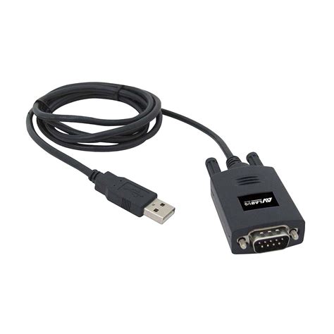 Avlab 1 Port Usb To Serial Adapter Cable Usb 20 Single Port Db9 Rs