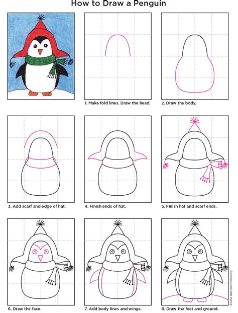 How To Draw A Penguin In A Few Easy Steps Penguin Drawing Easy Easy