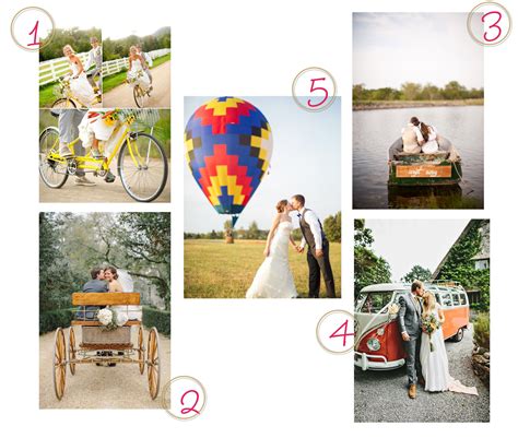 Alternative Wedding Transportation So You Can Arrive In Styleand