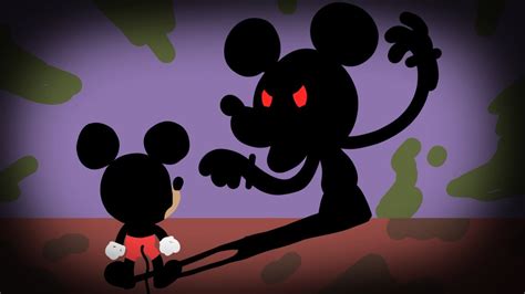 Shadow Mickey Mouse Spooky Drawing Disney Doodles Youtube