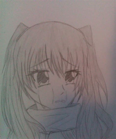 Anime Girl Crying By Megahetalian5212 On Deviantart