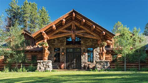 This Montana Log Home Got A Lodge Makeover Log Homes Log Home Living