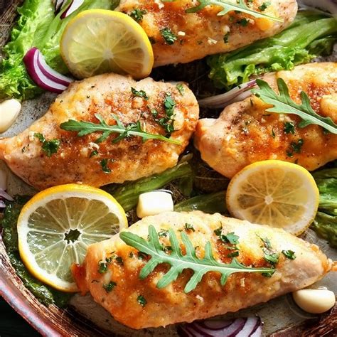 One of the best chicken breast recipes is bake chicken breast with parmesan cheese. Oven Baked Lemon Garlic Chicken | Recipe | Garlic chicken ...