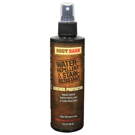 Boat cover water repellent spray. Boot Barn Water and Stain Repellent Leather Protector ...