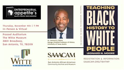Teaching Black History To White People Book Signing And Discussion Saaacam