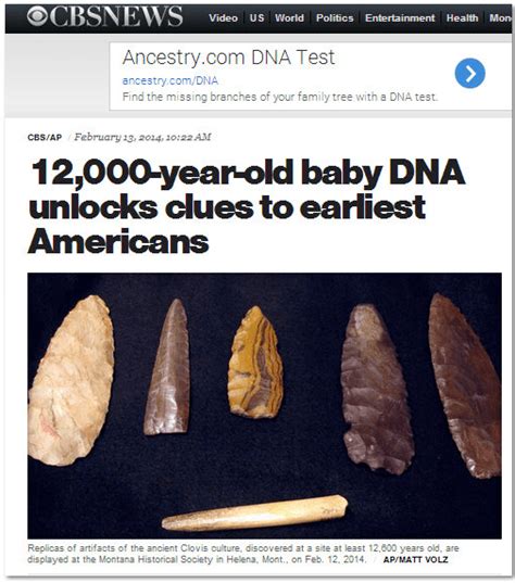Recent Dna Breakthrough Oldest Genome In New World Recovered