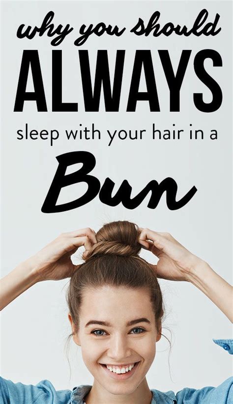 While sleeping if your hair is not tied properly, it will be exposed to a lot of unnecessary twisting and tangling. You Should Be Sleeping With Your Hair In A Bun Every Night ...