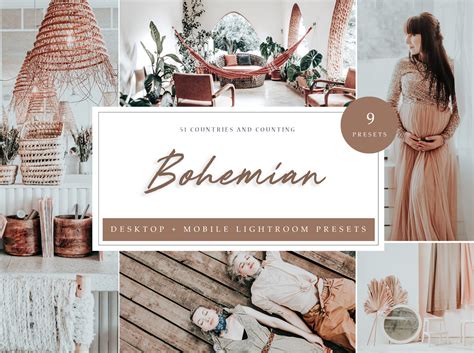 X Lightroom Presets Bohemian Presets Nude Presets Outdoor