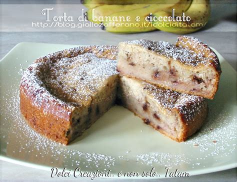 Così, la torta ciliegine, bella da vedere e davvero buonissima da mangiare. Torta di banane e cioccolato | ricetta dolce senza uova e ...