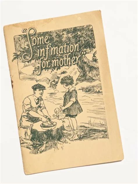 Vintage Sex Education Pamphlet 1926 690 Picclick