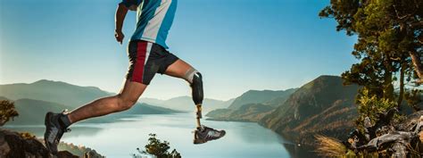 Man With Prosthetic Leg Running Prosthetics Prosthetic Leg