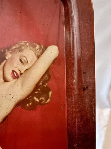 Marilyn Monroe Vintage Pinup Litho Tom Kelly Golden Dreams Tin