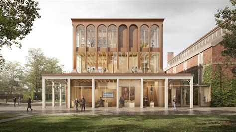 Alison Brooks Architects Unveils Mass Timber Entrance For Cambridge