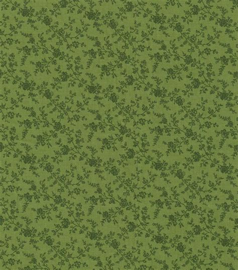 Calico Green 100 Cotton Quilting Fabric