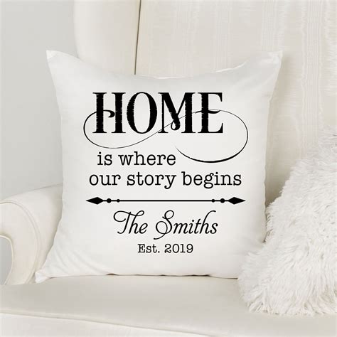Welcoming new neighbors or family members to their new home is an remember me gifts offers a selection of unique housewarming gifts that are great for any. Personalized Housewarming Gift Personalized Pillowcase ...