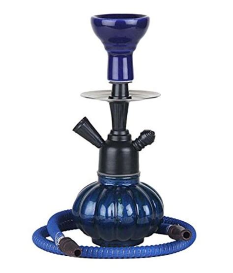 Buy Desi Karigar Blue Hookah 12 Inch Online ₹599 From Shopclues