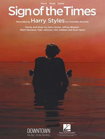 C e d e d e d c c. Sign Of The Times | Sheet Music Direct