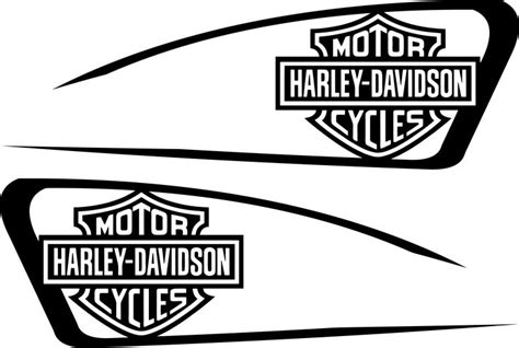 Harley Decals Airbrush Gas Tank Stencils Vinyl Harley Davidson