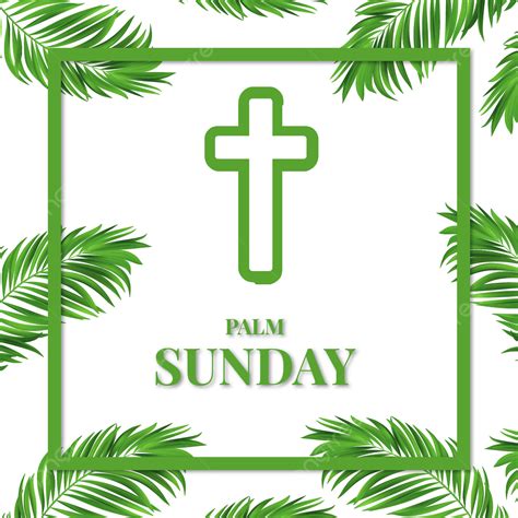 Palm Sunday Vector Hd Png Images Palm Sunday Design Vector Easter