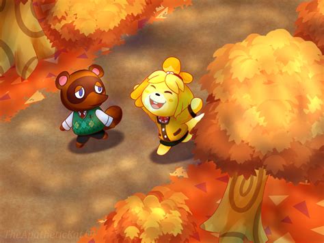Isabelle And Tom Nook By Theapathetickat On Deviantart