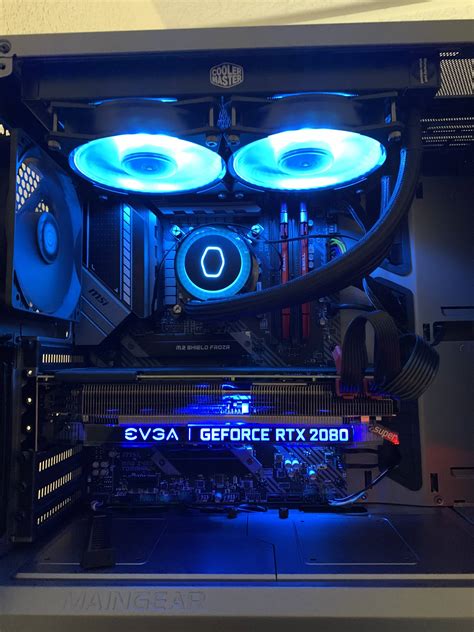 All The Rgbs Are Blue When The Cpu Is Cool And Turn Orange Then Red As
