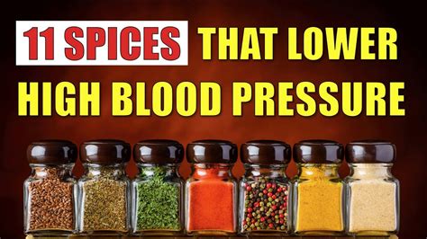 11 Super Spices That Lower High Blood Pressure Youtube