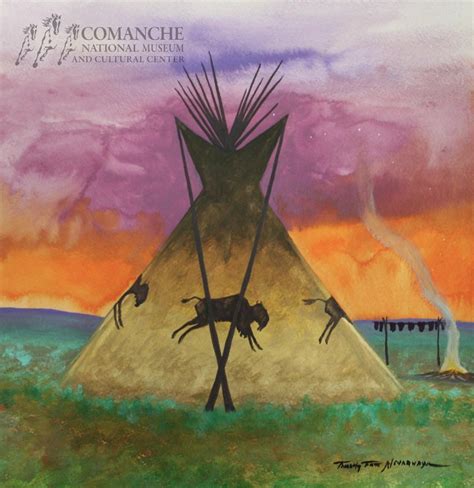 Comanche Art Spotlight Timothy Tate Nevaquaya Cnmcc Collection