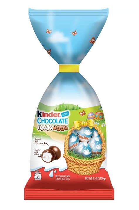 Kinder Easter Creamy Milk Chocolate Mini Eggs Stand Up Bag 35 Oz Ebay