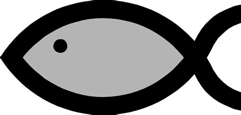 Ichthys Or Ichthus Jesus Fish Symbol Vector Image