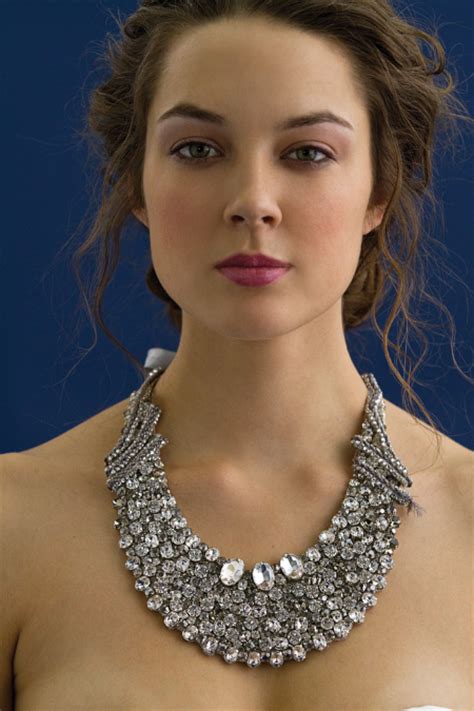 47 fabulous getaway wedding dress ideas. High glam statement bridal necklace with bling galore