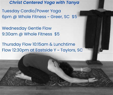 This Weeks Offerings Peace Of Her Mind Yoga With Tanya