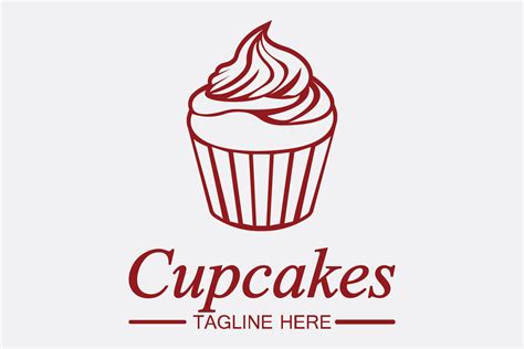 Cupcake Logo Design Vector Template Gráfico Por Kosunar185 · Creative