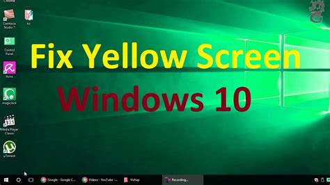 Fix Yellow Screen On Windows 10 Solve Computer Or Pc Yellow Screen